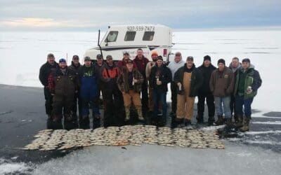 Veterans ice fishing trip